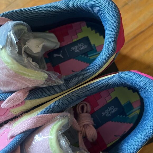 Puma X Squid Game Suede Lace Up Sneakers - Picture 4 of 15